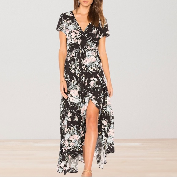 Auguste The Label Scarlett Wrap Maxi Dress - Picture 1 of 5